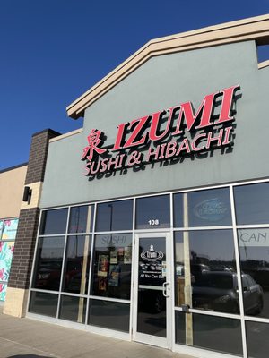 Photo of Izumi Sushi & Hibachi - Fargo, ND, US. the front of the restaurant