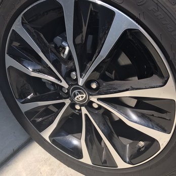 ARCO - Really? And I paid extra for wheel cleaning/dressing. All four of my wheels look like this. - Gas Stations Near Me - Concord, California