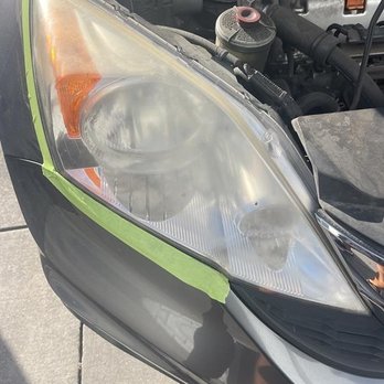 Endless Auto Care - before headlight restoration - Car Window Tinting Near Me - Torrance, California Endless Auto Care - before headlight restoration - Car Window Tinting Near Me - Torrance, California