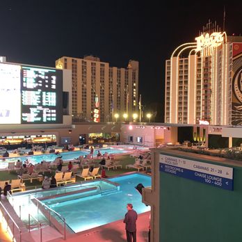 Circa - View of downtown from the pool deck - Casinos Near Me - Las Vegas, Nevada