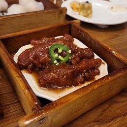 Chicken feet. Need I say more? Beautiful color. Great flavor. It's a no brainer why it's a restaurant favorite. Chicken feet. Need I say more? Beautiful color. Great flavor. It's a no brainer why it's a restaurant favorite.