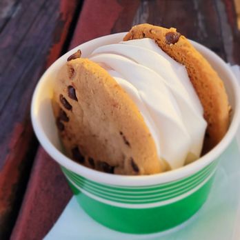 Tastee Zone - Swirl chocolate chip sandwich cookie - Ice Cream & Frozen Yogurt Near Me - Catonsville, Maryland