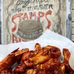 Stamps Super Burgers - Our sweet and tangy wings are the best of both worlds, a little sweet and a little bit of heat.