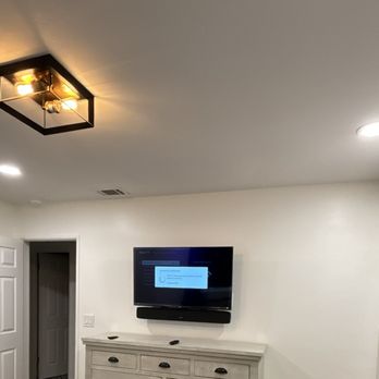 TvXpertz - Mounted TV hidden wires. - Home Theatre Installation Near Me