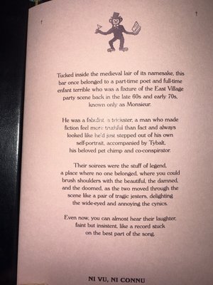 Menu photo 3 Monsieur New York, NY Menu photo 3 Monsieur New York, NY