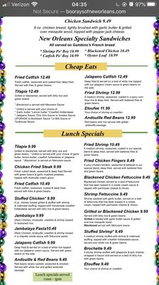 Menu photo 7 Boo Ray’s Crowley, TX