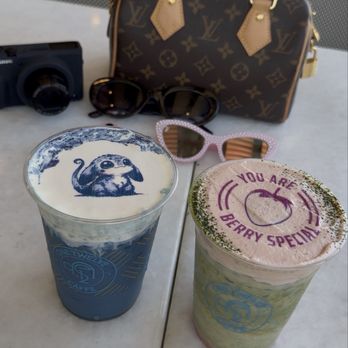 One Twelve Caffe - Blue Matcha Latte 10/10 Strawberry matcha 10/10 - Coffee & Tea Near Me - Downey, California One Twelve Caffe - Blue Matcha Latte 10/10 Strawberry matcha 10/10 - Coffee & Tea Near Me - Downey, California