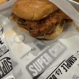 Nashville Hot Chicken Sandwich Nashville Hot Chicken Sandwich