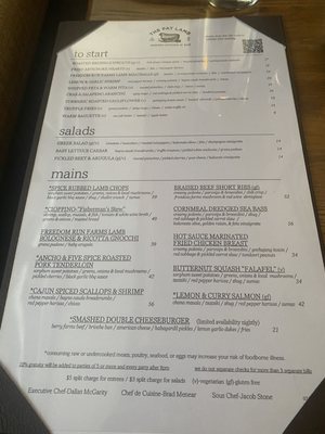 Menu photo 1 The Fat Lamb Louisville, KY