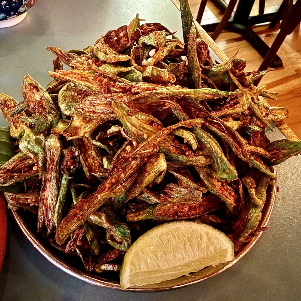 Chai Pani - Matchstick Okra Fries - Indian Near Me - Washington, DC, District of Columbia Chai Pani - Matchstick Okra Fries - Indian Near Me - Washington, DC, District of Columbia