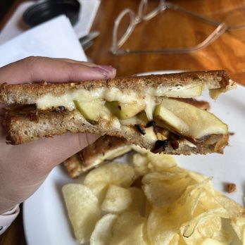 Village Buzz Cafe - Caramelized Onion, Brie, Apple grilled cheese - Cafes Near Me - Greenwood Lake, New York Village Buzz Cafe - Caramelized Onion, Brie, Apple grilled cheese - Cafes Near Me - Greenwood Lake, New York