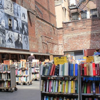 Brattle Book Shop - Always has outdoor sales! The bookstore itself is on the left. There are more books categorized inside. - Bookstores Near Me - Boston, Massachusetts