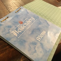 Heisenberg Haus - It's a menu!