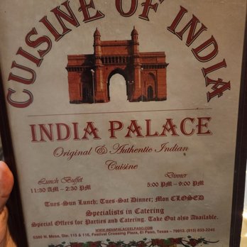 India Palace - Indian Near Me - El Paso, Texas
