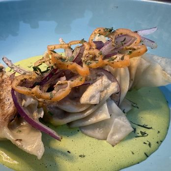 Quince - Lamb barbacoa dumplings - International Near Me - San Miguel de Allende, GUA Quince - Lamb barbacoa dumplings - International Near Me - San Miguel de Allende, GUA