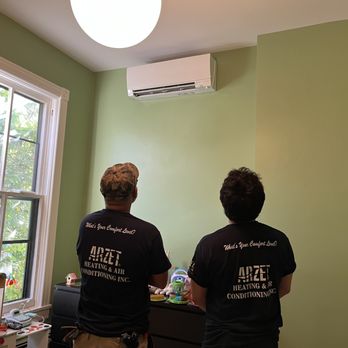 Arzet Heating & Air Conditioning - We installed 3 new Mitsubishi mini-split systems with a total of 7 indoor wall units. Each head can be controlled separately. - Heating & Air Conditioning/HVAC Near Me - Chicago, Illinois Arzet Heating & Air Conditioning - We installed 3 new Mitsubishi mini-split systems with a total of 7 indoor wall units. Each head can be controlled separately. - Heating & Air Conditioning/HVAC Near Me - Chicago, Illinois