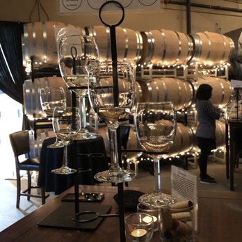 Callan Cellars - Never seen this kind of presentation for a tasting! - Wineries Near Me - Woodinville, Washington
