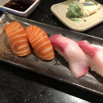 Ginza Sushi - Salmon and yellowfin Nigiri - Sushi Bars Near Me - Tucson, Arizona