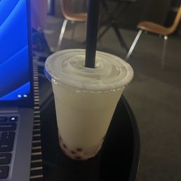 Mr Greenwood with Dragonfruit Boba Mr Greenwood with Dragonfruit Boba