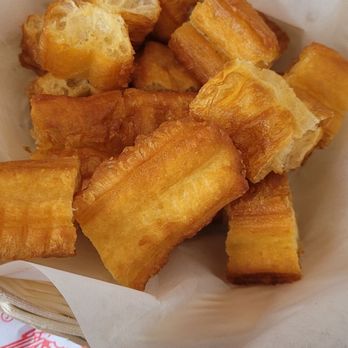 Secret Congee - Crispy fried bread. Great on its own, or dunked in your congee. - Asian Fusion Near Me - Seattle, Washington Secret Congee - Crispy fried bread. Great on its own, or dunked in your congee. - Asian Fusion Near Me - Seattle, Washington