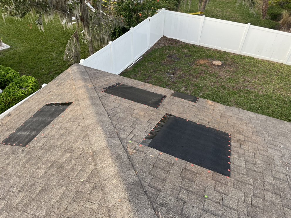 Slide of Blue Tarp Express