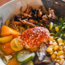 Their famous ramen! Broth was super flavorful