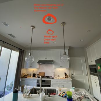 ARG Restoration & Construction - Dripped into the kitchen, directly below downstairs - Damage Restoration Near Me - Whittier, California ARG Restoration & Construction - Dripped into the kitchen, directly below downstairs - Damage Restoration Near Me - Whittier, California