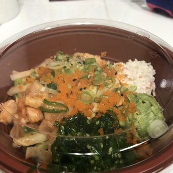 Wow Bento - Half Poke Bowl, ordered online and came half empty - Japanese Near Me - Irvine, California Wow Bento - Half Poke Bowl, ordered online and came half empty - Japanese Near Me - Irvine, California
