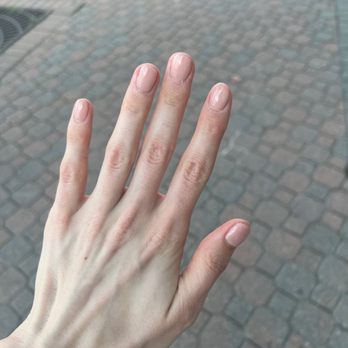 Mint Nail Lounge - This was the picture I took of them on the way home to send my friends to tell them I regretted the color I chose lol. - Nail Salons Near Me - Arlington, Virginia