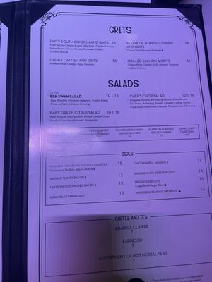 Menu photo 4 BLK SWAN Baltimore, MD