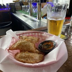 Hoop N Holler Tavern - Duck bacon wonton