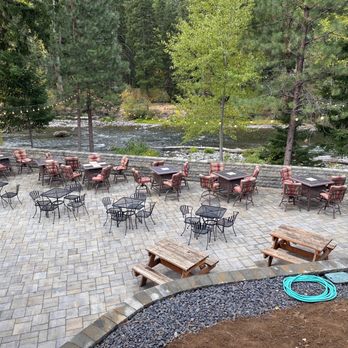Whistlin' Jack's Outpost and Lodge - utdoor seating area - American Near Me - Naches, Washington Whistlin' Jack's Outpost and Lodge - utdoor seating area - American Near Me - Naches, Washington