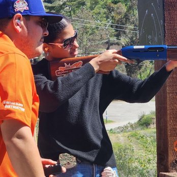 Moore-N-Moore Sporting Clays - My super nervous daughter is being coached by Johnathan. - Gun/Rifle Ranges Near Me - Sylmar, California