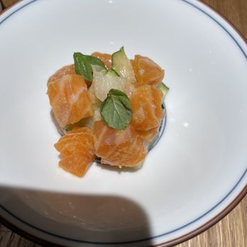 Hiyakawa - Salmon with Pears - Japanese Near Me - Miami, Florida Hiyakawa - Salmon with Pears - Japanese Near Me - Miami, Florida