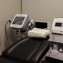 Permanent Choice Laser Hair Removal and Electrolysis Centers - Treatment room in our Woodbury location Permanent Choice Laser Hair Removal and Electrolysis Centers