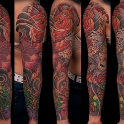 Spadetattoo - Spadetattoo asian kraken tattoo