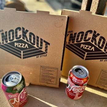 Knockout Pizza - Pizza boxes. Personal drinks. - Pizza Near Me - Carlsbad, California Knockout Pizza - Pizza boxes. Personal drinks. - Pizza Near Me - Carlsbad, California