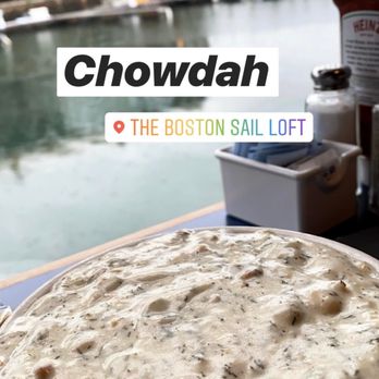 Boston Sail Loft - Feb 2020 - Clam chowder with a pretty view on the water - Bars Near Me - Boston, Massachusetts