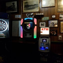 Old Globe Saloon - Dart board, jukebox and ATM