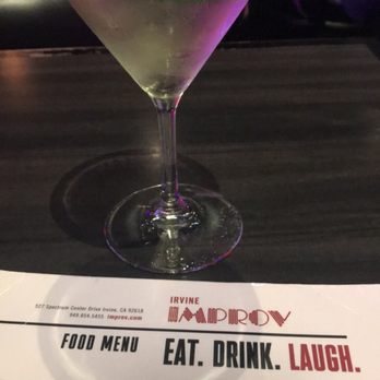 Irvine Improv - Gin with cucumber and mint. Overly Sweet - Comedy Clubs Near Me - Irvine, California