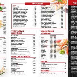 New menu