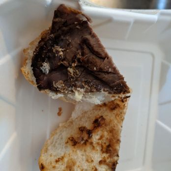 Joe and Sam’s - This is half of the small charred disappointment. - Desserts Near Me - Watkinsville, Georgia