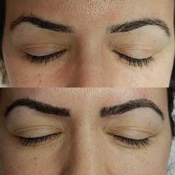 Maui Browi - Combo brows 1-healed bladed brows. 2-touchup appt bladed and shaded