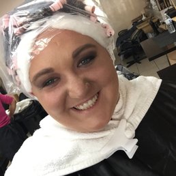 In the process of getting my hair done! In the process of getting my hair done!