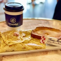 Leonidas Chocolate Cafe - Parisian Omelette & Toast