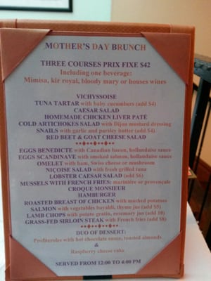 Menu photo 6 Bistro Vendome New York, NY
