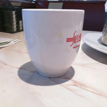 Silver Diner - Food crusted on the coffee cup. - Diners Near Me - Springfield, Virginia Silver Diner - Food crusted on the coffee cup. - Diners Near Me - Springfield, Virginia