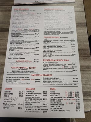 Menu photo 1 DOS Chiles Grandes Boyd, TX Menu photo 1 DOS Chiles Grandes Boyd, TX