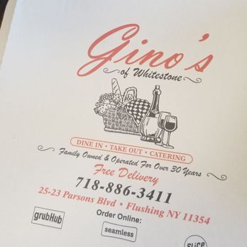 Gino's Pizza - Pizza inside, outside - Pizza Near Me - Flushing, New York