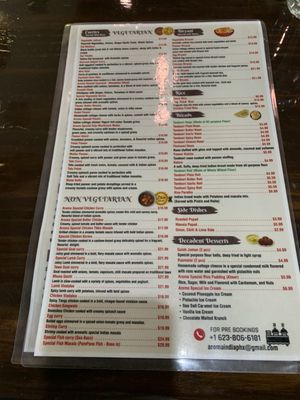 Menu photo 7 Aroma India Phoenix, AZ